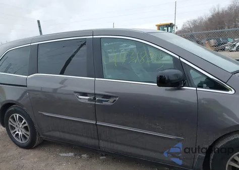 2011 Honda Odyssey Ex-L z USA, uszkodzony, nr VIN 5FNRL5H62BB096853